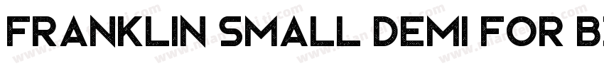 Franklin Small Demi for Bjorn B Dem字体转换